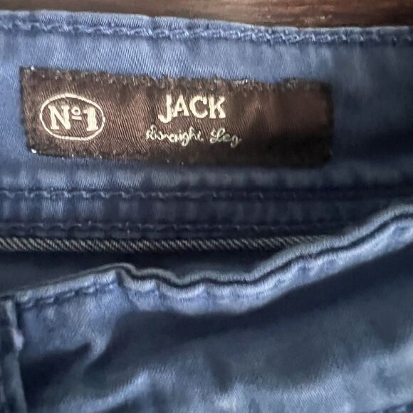 Jack of Spades Jack Straight Leg Denim Jeans Royal Blue Men's 36x34 - Picture 3 of 7